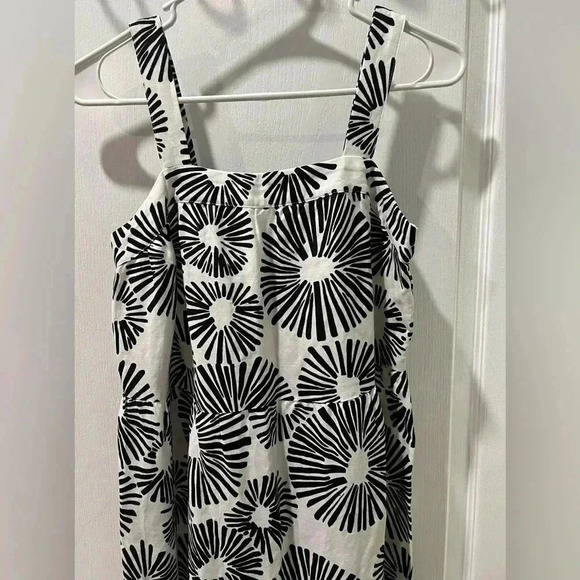 LOFT Women's Petite Firework Tiered Square Neck Midi Dress (Size XSP) - Picture 6 of 9